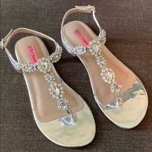 BETSEY JOHNSON Crystal sandals